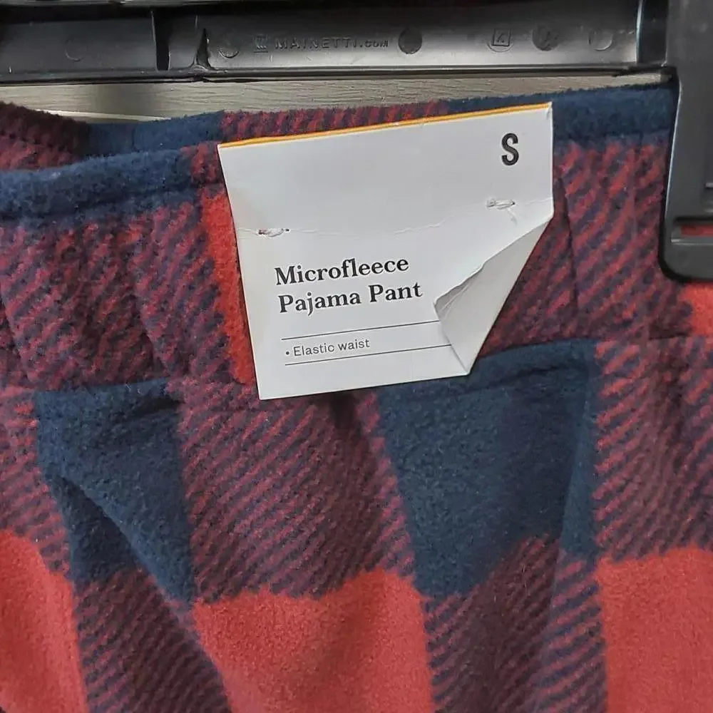 Cozy Red and Navy Plaid Lounge Pants | Goodfellow | S